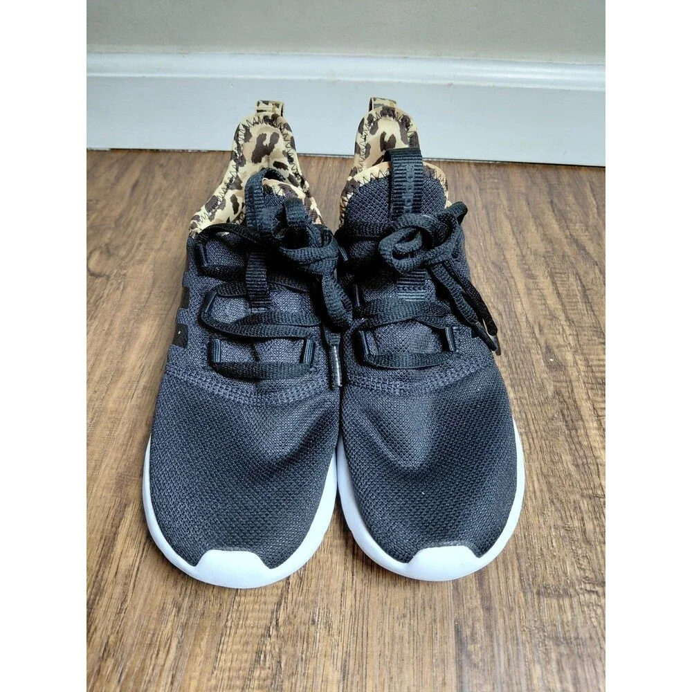 Size 7- Adidas Cloudfoam Pure 2.0 Black Sandy Beige Women's Sneakers